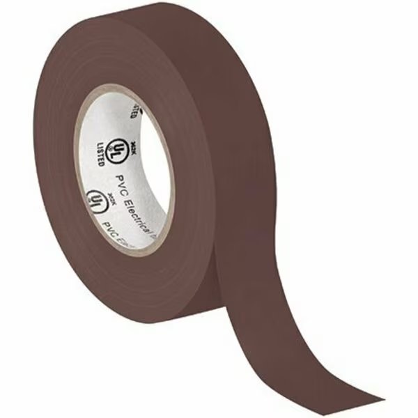 3/4'' x 20 yds. Brown Electrical Tape, 10PK, Bsc Preferred, Mfr#: T96461810PKN